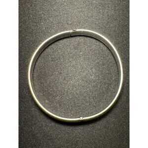 Vintage Marathon Silver Brushed Sterling Silver Bracelet Adj